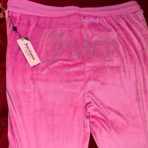 OG Big Bling Velour Track Pants